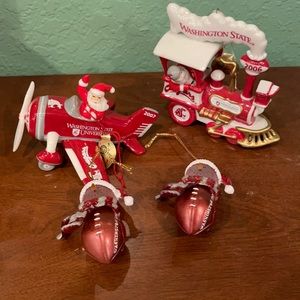 Washington State University Christmas ornaments